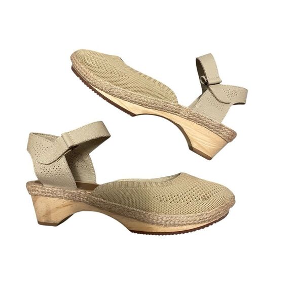 Jax & Bard Knit Mary Jane Clogs Castine Maple Cream 8.5-9 NEW - Picture 3 of 6